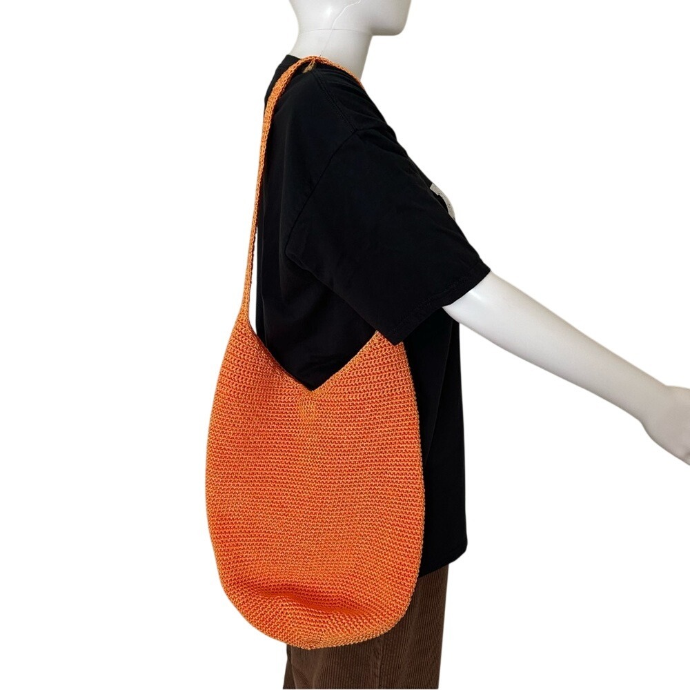The Sak Orange Knit Hobo Over the shoulder Bag